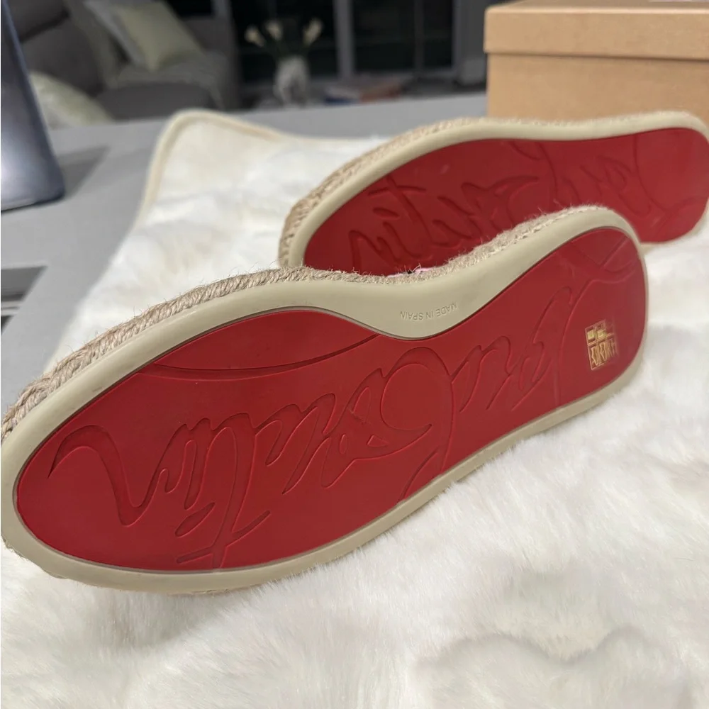 Christian Louboutin Woven Espadrilles. - Picture 14 of 17